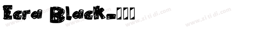 Ecra Black字体转换 Ecra Black字体转换